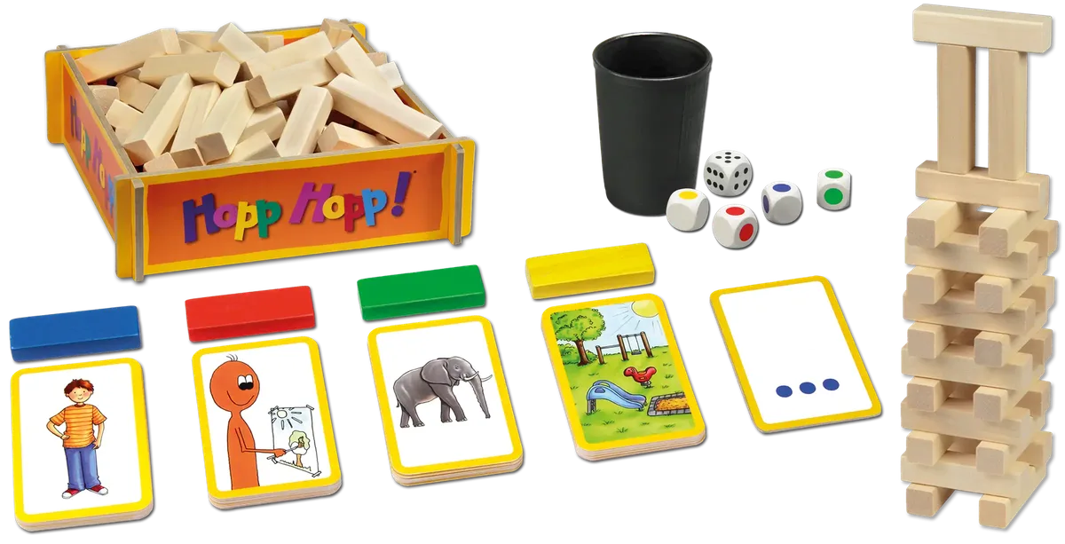 HoppHopp! Spielaufbau