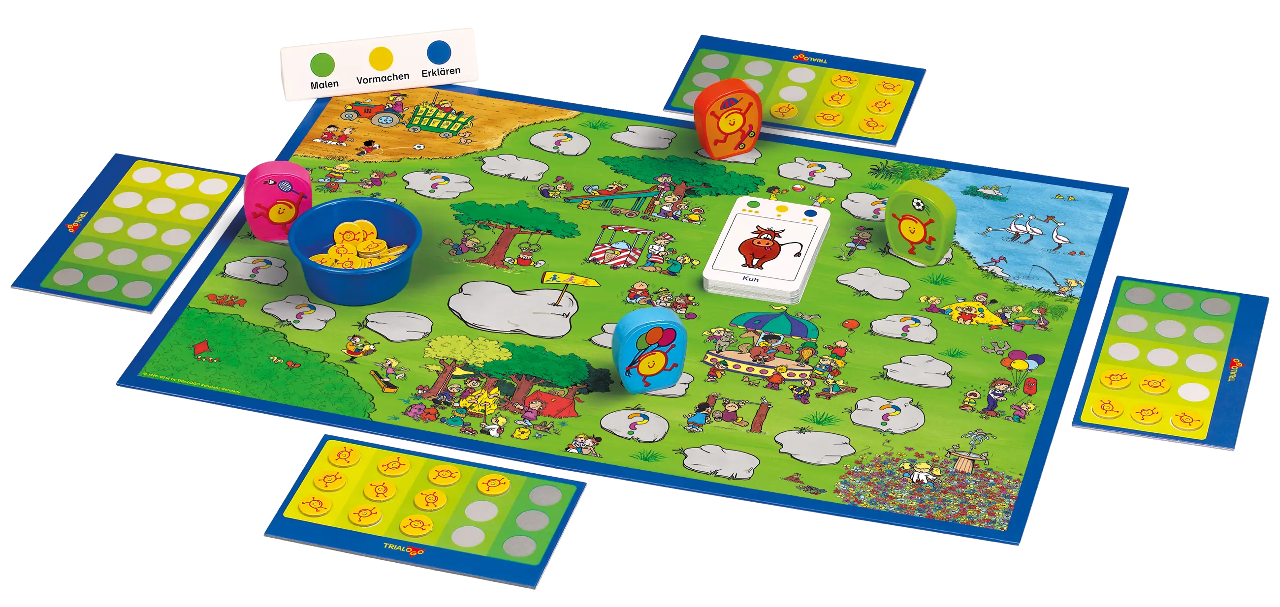 Offener Na Logo! Spielplan mit Affenmotiv