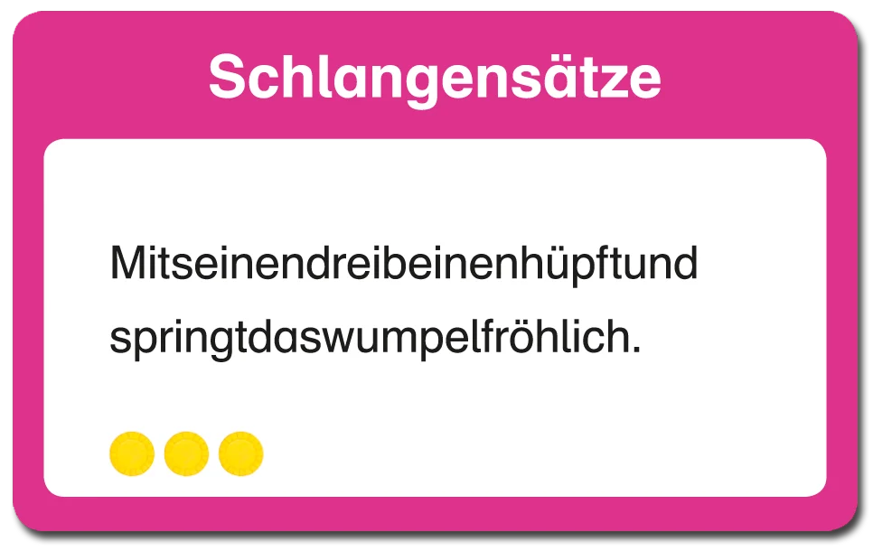 Wumpel! Übungskategorie