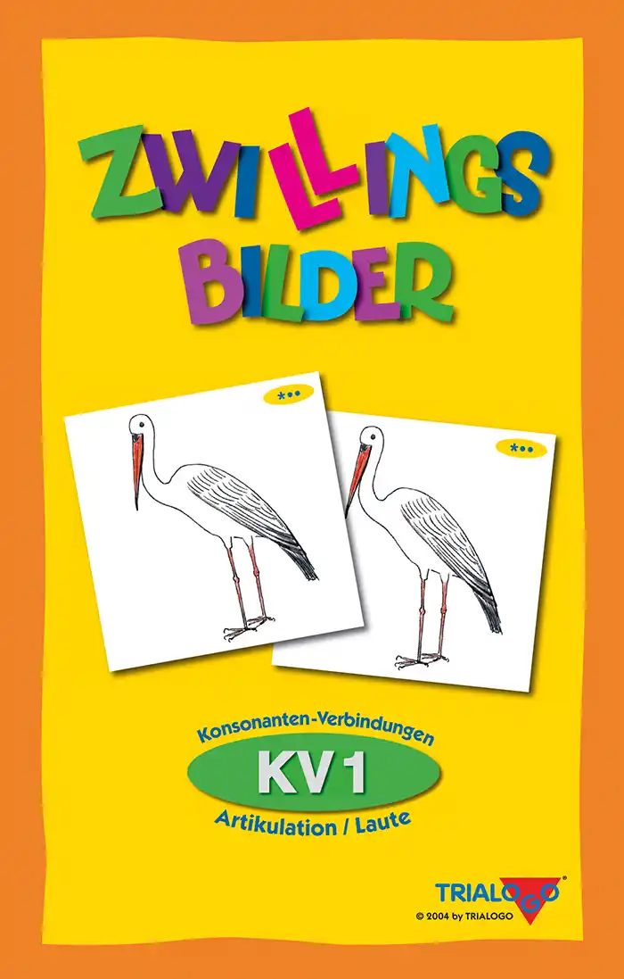 Zwillingsbilder Konsonanten-Verb. 1