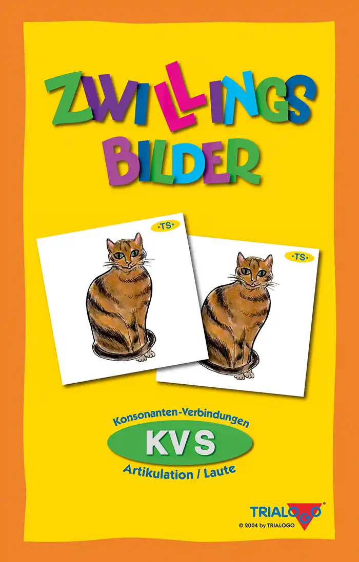 Zwillingsbilder Konsonanten-Verb. S