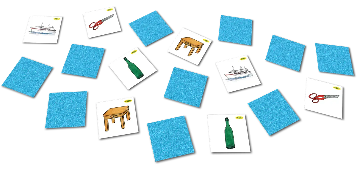 Zwillingsbilder Spielmaterial